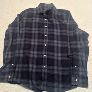 Ralph Lauren Purple Label blue on blue shirt